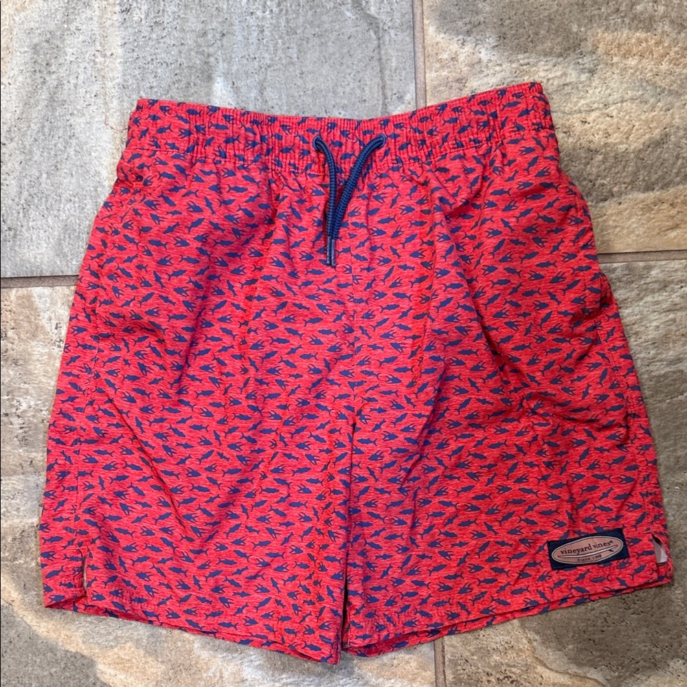 Vineyard Vines Red and Blue Patterned Shorts